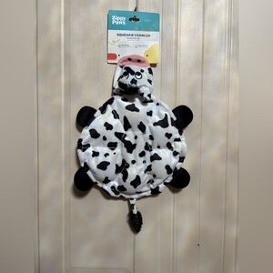 Zippy Paws~ Squeakie Crawler - Bertie The Cow  ~Squeaky Dog Toy